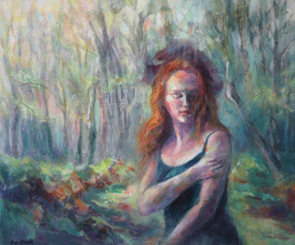 Akryl på linneduk, 58x70 cm, till salu